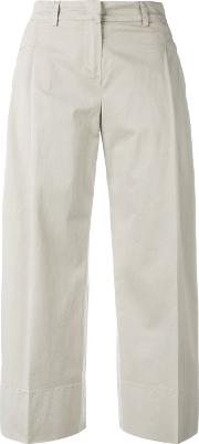 Cropped Pants Women Cottonspandexelastane 31, Grey