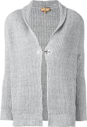 Sparkly Button Cardigan Women Cottonlinenflax S, Women's, Grey