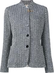 Tweed Jacket Women Cottonpolyamidepolyesterpolyurethane 46, Black
