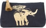 Flying Elephant Cosmetic Pouch 