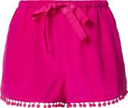 Maja Shorts Women Silk Xs, Pinkpurple