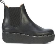 Gibus Platform Boots Women Leatherrubber 385