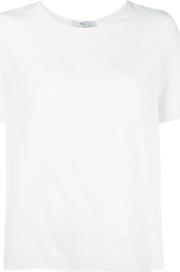 Boxy T Shirt Women Silk Ii, White