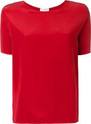 Classic T Shirt Women Silk 1, Red