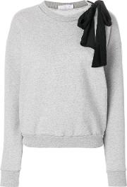 Sweatshirt With Silk Bow 