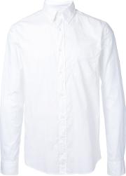 Dreamy Oxford Hobd Shirt Men Cotton Xl, White