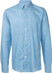 Luxury Hobd Shirt Men Cotton Xl, Blue