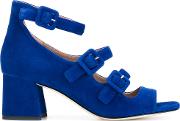Strapped Sandals Women Leather 39, Blue