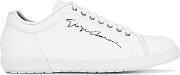 'signature' Sneakers Men Calf Leatherleatherrubber 10, White