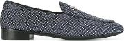 Jackson Micro Dot Loafers Men Leathersuede 44, Blue