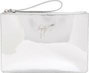 Margery Clutch Bag Women Leather One Size, Women's, Grey