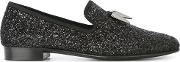 Spacey Glitter Loafers Men Cottonleathermetal Other pvc 41, Black