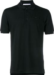 Cuban Fit Short Sleeve Polo Shirt Men Cottonleather Xxl, Black