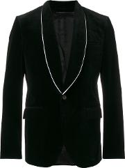 Givenchy Classic Fitted Blazer Men Cottoncuproviscose 52, Black 