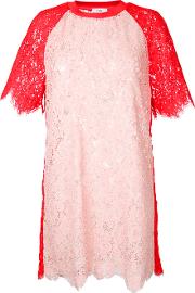 Goen.j Lace Shift Dress Women Cottonnylon S, Pinkpurple 