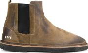'city' Ankle Boots Men Leatherrubber 40, Brown