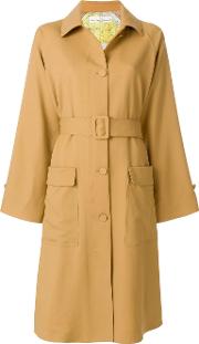 Flared Trench Coat 