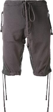 Drawstring Shorts Men Cotton 2, Grey