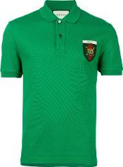 Web Tiger Crest Polo Shirt Men Cottonspandexelastane S, Green