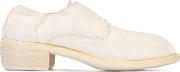 Classic Derby Shoes Women Horse Leatherleather 37, White