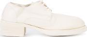 Classic Derby Shoes Women Horse Leatherleather 38, Women's, White