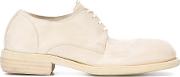 Classic Derby Shoes Women Leather 41, White