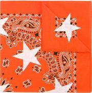 Patterned Star Print Scarf 
