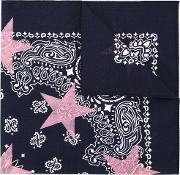 Patterned Star Print Scarf 