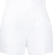 Classic Shorts Women Linenflax 36, White