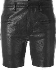 Leather Shorts Women Cottonleatherrayon 38, Black