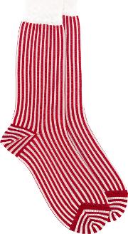 Striped Socks Men Silkviscose I