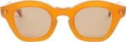 'glam' Sunglasses Unisex Acetateglass One Size, Yelloworange