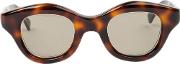 'hook' Sunglasses Unisex Acetateglass One Size, Brown