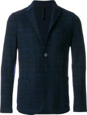 Harris Wharf London Fitted Tartan Blazer Men Polyamidevirgin Wool 54, Blue 