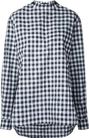 Limited Edition Checked Shirt Women Cotton Xs, Black