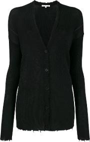 Helmut Lang Lightweight Knitted Cardigan Women Wool S, Black 