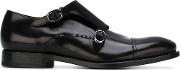 Henderson Baracco Classic Monk Shoes Men Calf Leatherleather 40.5, Black 