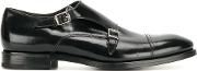 Henderson Baracco Classic Monk Shoes Men Leather 44, Black 