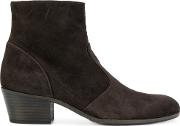 Henderson Baracco Heeled Ankle Boots Women Leathersuederubber 37, Brown 
