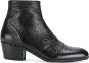 Pebbled Ankle Boots Women Calf Leatherleatherrubber 385