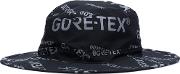 . Text Print Boater Hat Men Polyester M