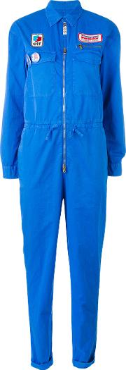 Mechanic Jumpsuit Women Cotton 42, Women's, Blue