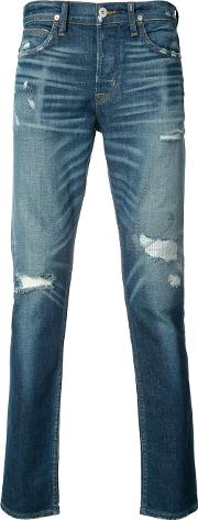 Axl Skinny Jeans Men Cottonpolyurethane 32, Blue