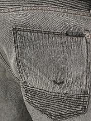 Textured Skinny Jeans Men Cottonpolyesterspandexelastane 32, Grey
