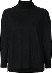 Humanoid Hana Roll Neck Sweater Women Cottonwool S, Black 