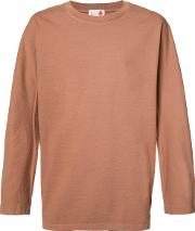 Roundy Dolman T Shirt Men Cotton L, Brown