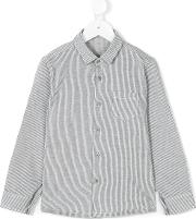 Il Gufo Classic Striped Shirt Kids Cotton 2 Yrs, Grey 