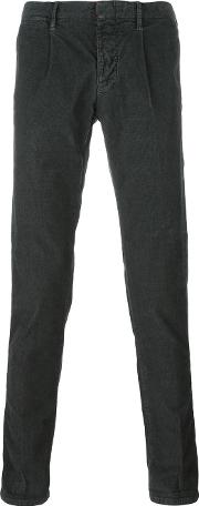 Slim Corduroy Trousers Men Cottonspandexelastane 31, Grey