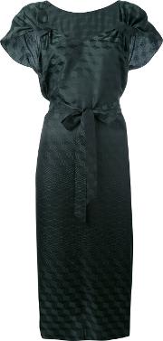 Tie Waist Dress Women Silkmodal 4, Green