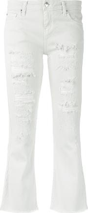 Cropped Kick Jeans Women Cottonspandexelastane 26, White